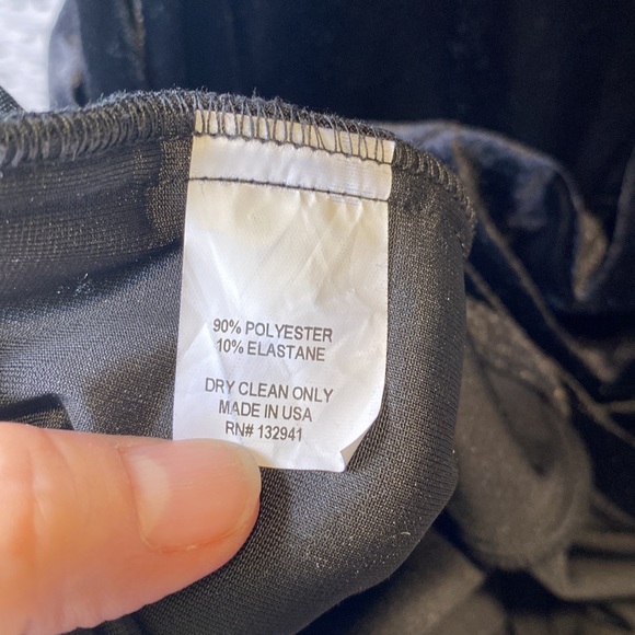 EUC Amanda Uprichard Stretch Velvet dress size S - Picture 5 of 6